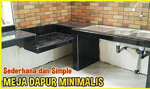 Membuat Meja Bar Minimalis