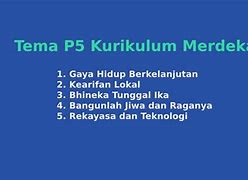 Tema P5 Adalah